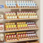 Expandable Bamboo Can Organizer for Pantry Storage
