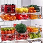 Stackable Clear Organizers with Handles and Bags