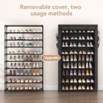 LANTEFUL 10-Tier Tall Shoe Rack Organizer