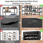 LANTEFUL 10-Tier Tall Shoe Rack Organizer