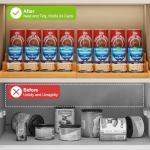 Expandable Bamboo Can Organizer for Pantry Storage