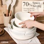 19-Piece Non-Stick Cookware Set with Detachable Handles