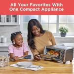 BLACK+DECKER 4-Slice Stainless Steel Convection Oven