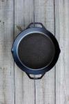 Lodge 12 Inch Pre-Seasoned Cast Iron Skillet - Dual Assist Handles - Use in the Oven, on the Stove, on the Grill, or Over a Campfire - Black