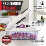 Mueller The Real Original Pro Chopper since 2013 Vegetable Chopper Mandoline Slicer, 8 Blade Food Veggie Chopper Onion Vegetable Cutter with Container, Kitchen Gadgets & Essentials, (10 in 1)