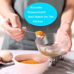 AIKEXIN 20-Piece Measuring Cups and Spoons Set, Nesting Stainless Steel Measuring Cups Spoons with Plastic Measuring Cup for Dry and Liquid Ingredients, Kitchen Cooking & Baking Gadgets