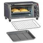 BLACK+DECKER 4-Slice Stainless Steel Convection Oven