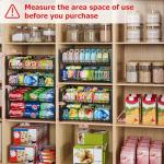 JKsmart 2-Tier Stackable Can Rack Organizer for Pantry, Adjustable Can Dispenser Holds Up to 62 Cans, Can Storage Holder for Various Ounces of Canned Food Soda Drinks, Black, 2 Pack (Petent Pending)