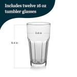 Libbey Gibraltar Tumbler Glasses, Set of 12