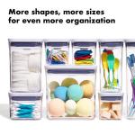 OXO Good Grips POP Container - Airtight Food Storage - Big Square Short 2.8 Qt Ideal for 5 lbs of sugar, cookies or crackers