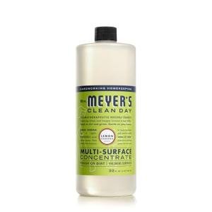 MRS. MEYER'S CLEAN DAY Multi-Surface Cleaner Concentrate, Use to Clean Floors, Tile, Counters, Lemon Verbena, 32 fl. oz