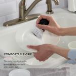 KitchenAid Palm Brush with Dish Tray to Keep Countertops Dry and Clean, Durable Nylon Bristles for Tough Cleaning, Dishwasher Safe, 2 Piece, Black