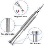 Repair Tool Kit for Nintendo Xbox PS5 PS4, 23 in 1 Triwing Screwdriver Set with T6 T8 T9 T10 Torx 3.8 4.5 Gamebit for Switch Joycon Gamecube Controller NES SNES N64 3DS