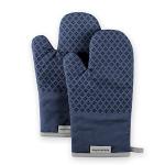 KitchenAid Blue Willow Oven Mitt Set, 2 Piece