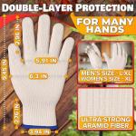 Heat Resistant Cooking Gloves with Secure Grip