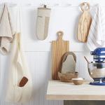 Two-Tone Non-Slip Oven Mitt Set - Milkshake Beige