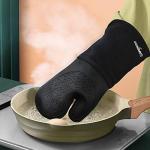 Extra Long Heat Resistant Silicone Oven Mitts