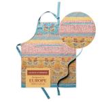 Maison d' Hermine Apron for women with Pocket 100% Cotton 27.50"x31.50" 1 Piece Adjustable Neck Strap & long ties Apron Men, Chef, Wedding, Cooking, Gardening, Server Spring/Summer (Marquise)