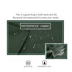 LOYGLIF Apron for Men Women with Adjustable Straps and Large Pockets, Canvas Cotton Cooking Kitchen Chef Bib Aprons Waterproof Green