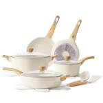 SENSARTE 14-Piece Nonstick Ceramic Cookware Set