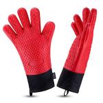 Comsmart Heat Resistant Silicone BBQ Gloves
