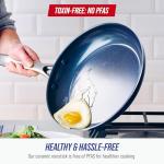 Blue Diamond Nonstick Frying Pan Skillet Set