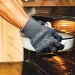 Heat Resistant Oven Gloves with Silicone Grip
