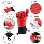 Comsmart Heat Resistant Silicone BBQ Gloves