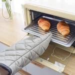 Extra Long Heat Resistant Oven Mitts - 16 Inch