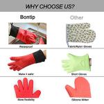 Comsmart Heat Resistant Silicone BBQ Gloves