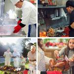 Comsmart Heat Resistant Silicone BBQ Gloves