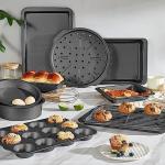 HONGBAKE Nonstick Bakeware Set with Wider Grips