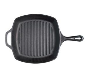 Lodge 10.5 Inch Square Cast Iron Grill Pan