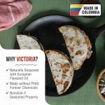 Victoria Preseasoned 10.5-Inch Cast Iron Griddle Pan