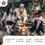 Victoria Preseasoned 10.5-Inch Cast Iron Griddle Pan