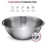 Stainless Steel Mixing Bowls Set - Dishwasher Safe