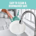 Turquoise Nonstick 16-Piece Cookware Set