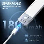 MCGOR 10-Inch Rechargeable Motion Sensor Lights, 2 Pack