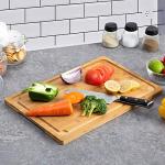 Extra Large Bamboo Cutting Board with Juice Groove