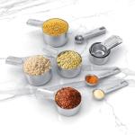 TILUCK Stainless Steel Measuring Cups and Spoons Set