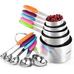 U-Taste Stainless Steel Measuring Cups and Spoons Set