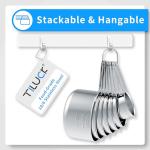 TILUCK Stainless Steel Measuring Cups and Spoons Set
