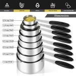 16-Piece Stainless Steel Measuring Cups and Spoons Set