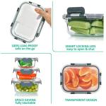 24-Piece Stackable Glass Food Storage Set