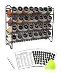 SWOMMOLY 32-Jar Spice Rack Organizer Set
