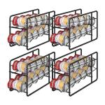 4-Pack Stackable Can Dispenser Rack for Kitchen