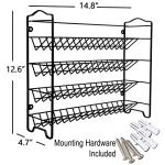 SWOMMOLY 32-Jar Spice Rack Organizer Set