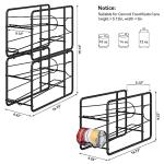 4-Pack Stackable Can Dispenser Rack for Kitchen