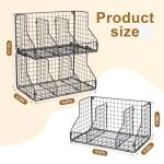 Stackable Can Rack Organizer - 2 Pack