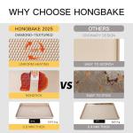 HONGBAKE Nonstick Baking Sheet Pan Set of 3